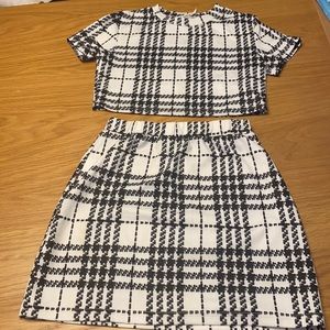Two piece skirt set